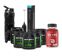 Super Greens x 5 (Plus Shaker, Frother & D3)
